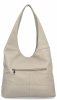 Uniwersalne Torebki Damskie Shopper Bag firmy Hernan HB0141 Beżowa